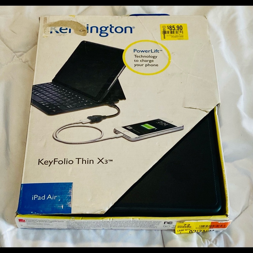 Kensington KeyFolio Keyboard iPad Air A1443A - Picture 4 of 9